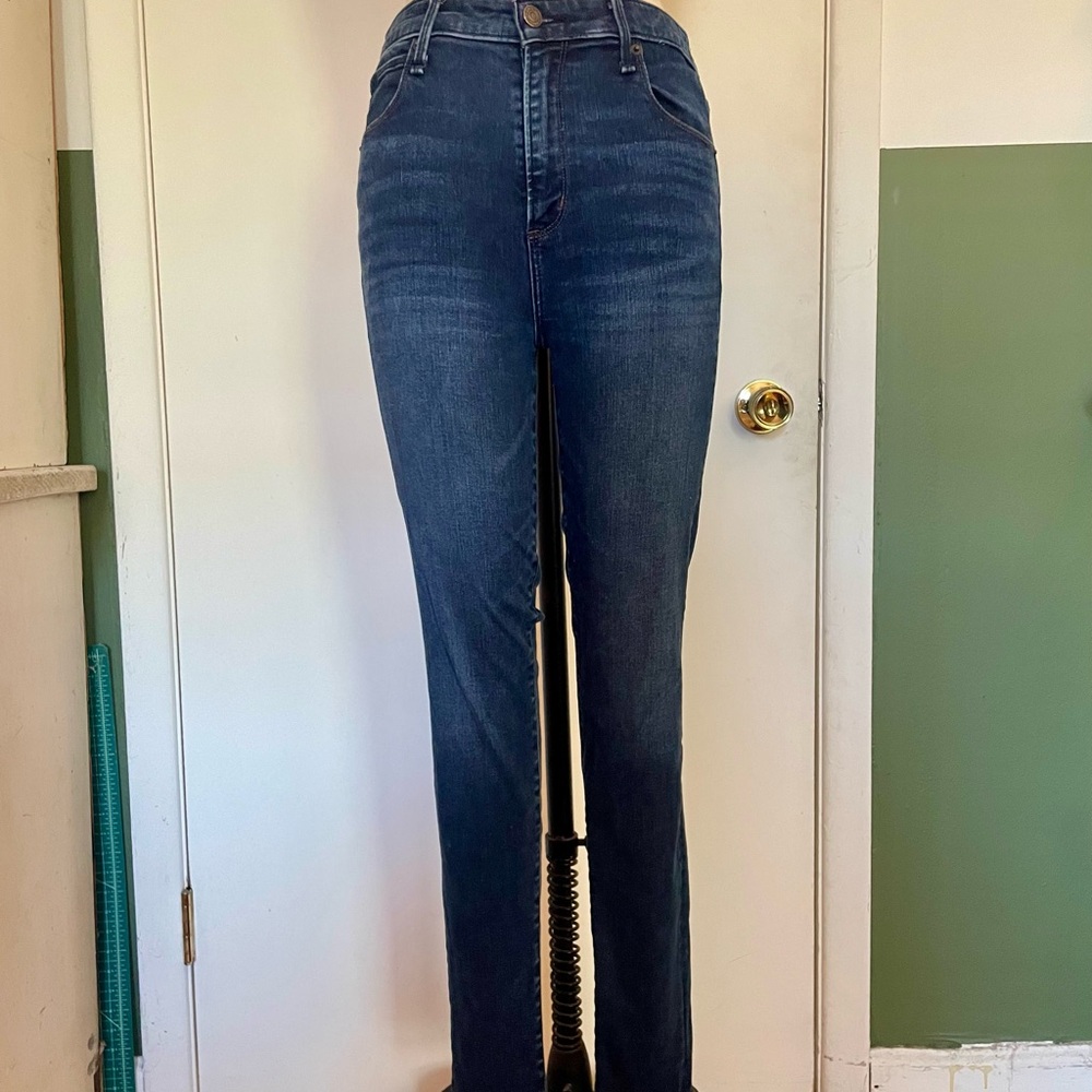 Abercrombie & Fitch skinny high rise blue jeans